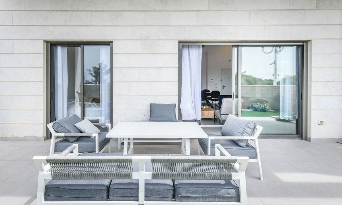 Nahariya Apartment | 4BR Garden Apt Private Balcony by SeaNRent