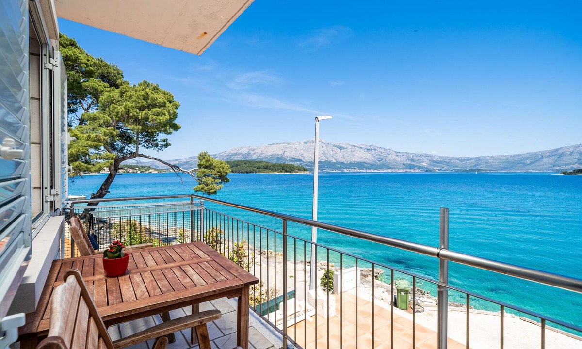 Lumbarda Apartment | Apartments Nikolina (LU) - Studio with Sea View