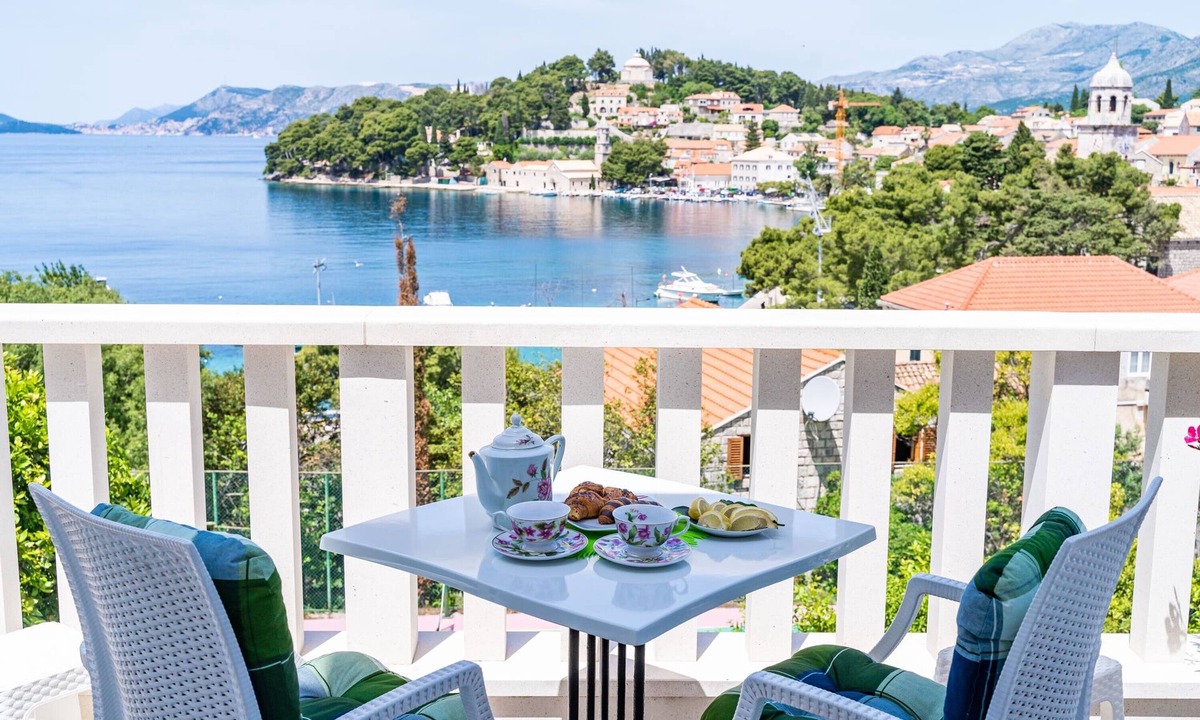 Cavtat House | Apartments & Rooms Mara & Petrunjela - Double or Twin Room with Sea View