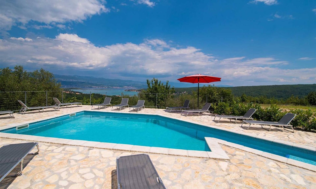 Dobrinj Apartment | Holiday apartment Angelina with Seaview and swimming pool