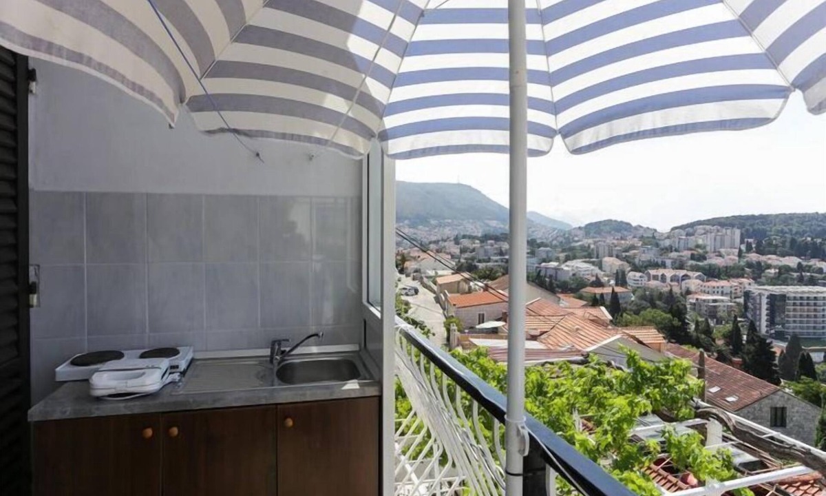 Babin Kuk Apartment | Lapad View Apartments - Studio Apartment with Balcony and Sea View