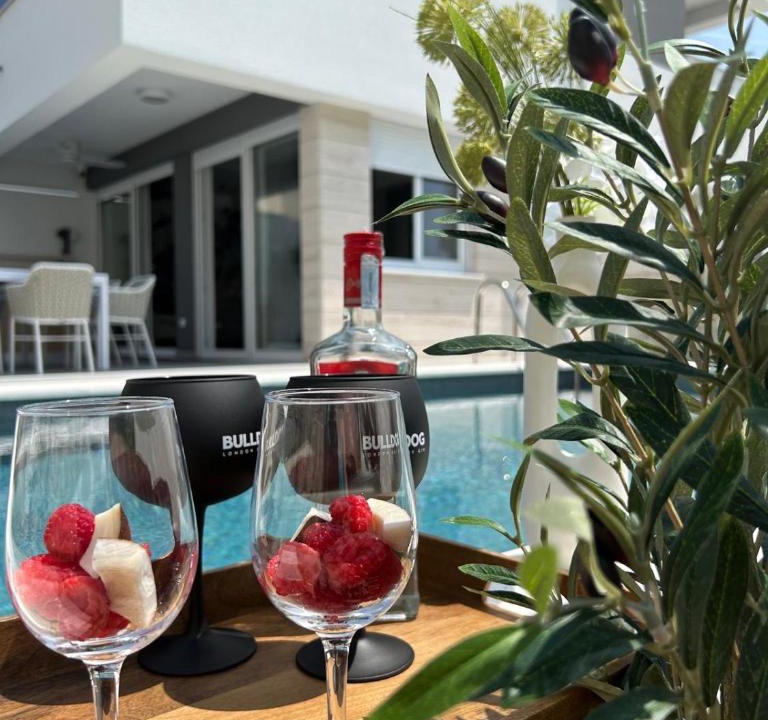 Zrce Apartment | Luxury apartment Black Pearl Beluga with private Pool and Jacuzzi