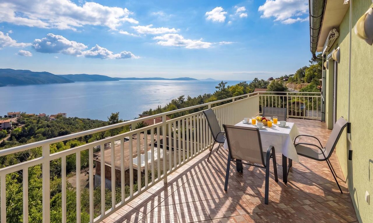 Zagorje Apartment | Magda 1 Apt with Panoramic Sea View, Plomin, Croatia