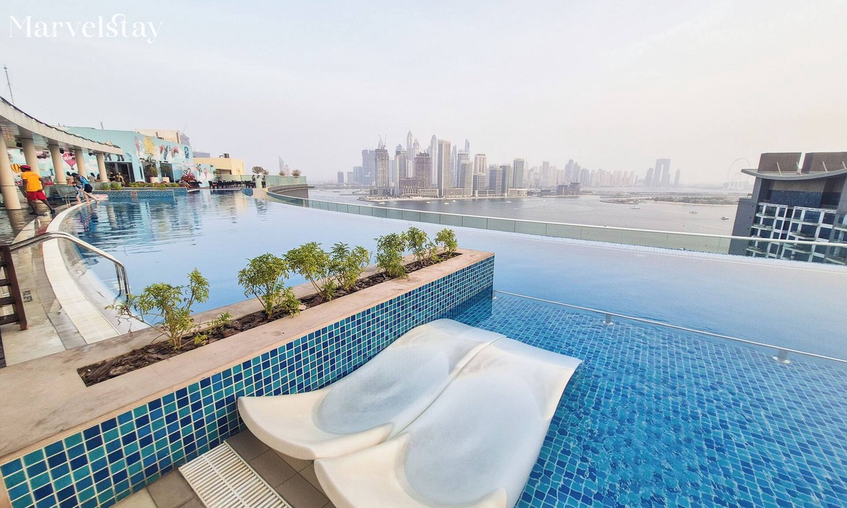 Palm Jumeirah Apartment | MarvelStay- Infinity Pool - Private Beach - The Palm Jumeirah Dubai - High floor