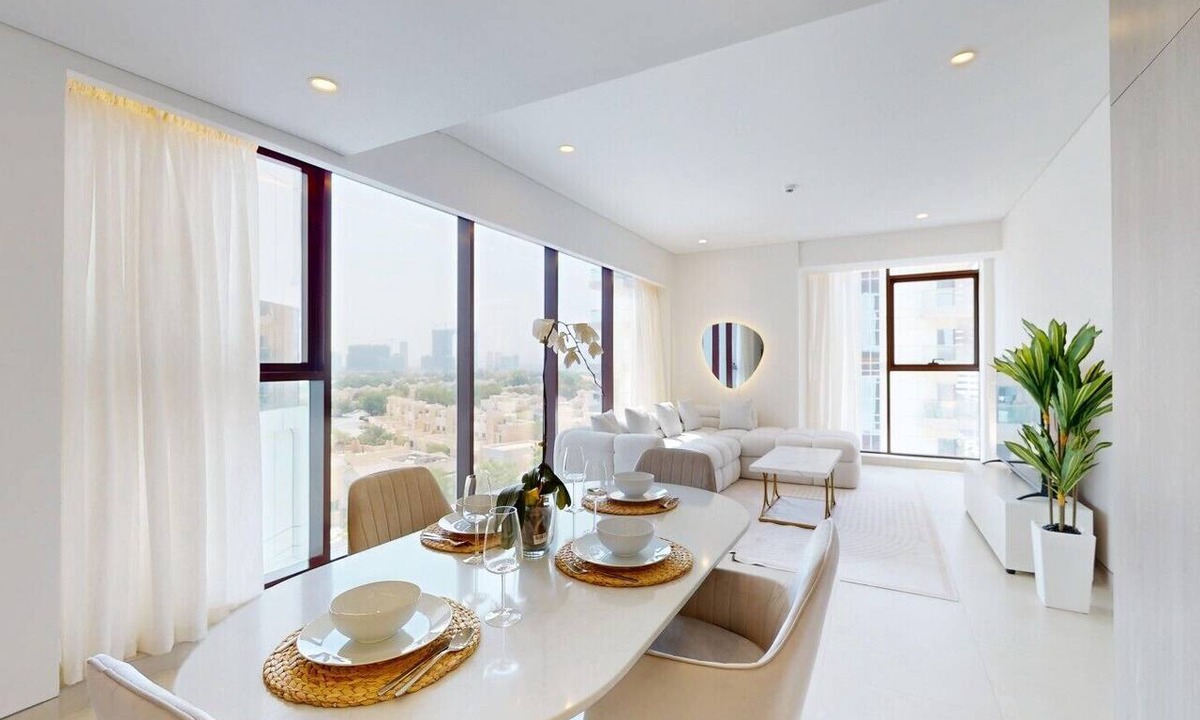 Dubai Sports City Apartment | Minimalist 2 Bedroom l near Cricket Stadium
