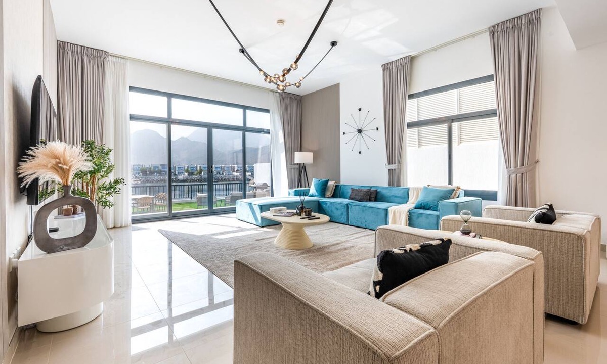 Sharm Villa | Modern 4BR Plus Assistant and Driver's Room with Sea and Mountain Views, BBQ, Spacious Garden