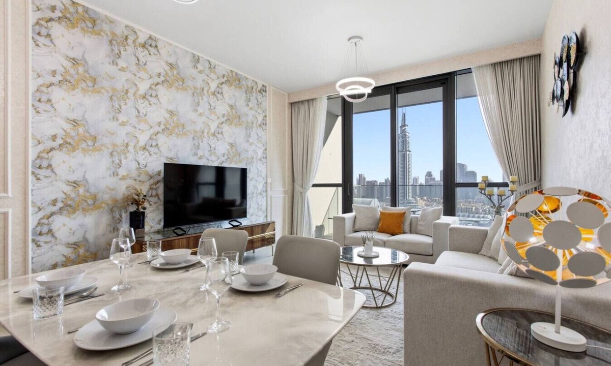Za'abeel 2 Apartment | Refined 1BR Stay with Iconic Burj Views