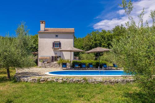 Nenadici House | Rustic Holiday house Harmonie with private pool and large garden - Kapovci, Island Krk