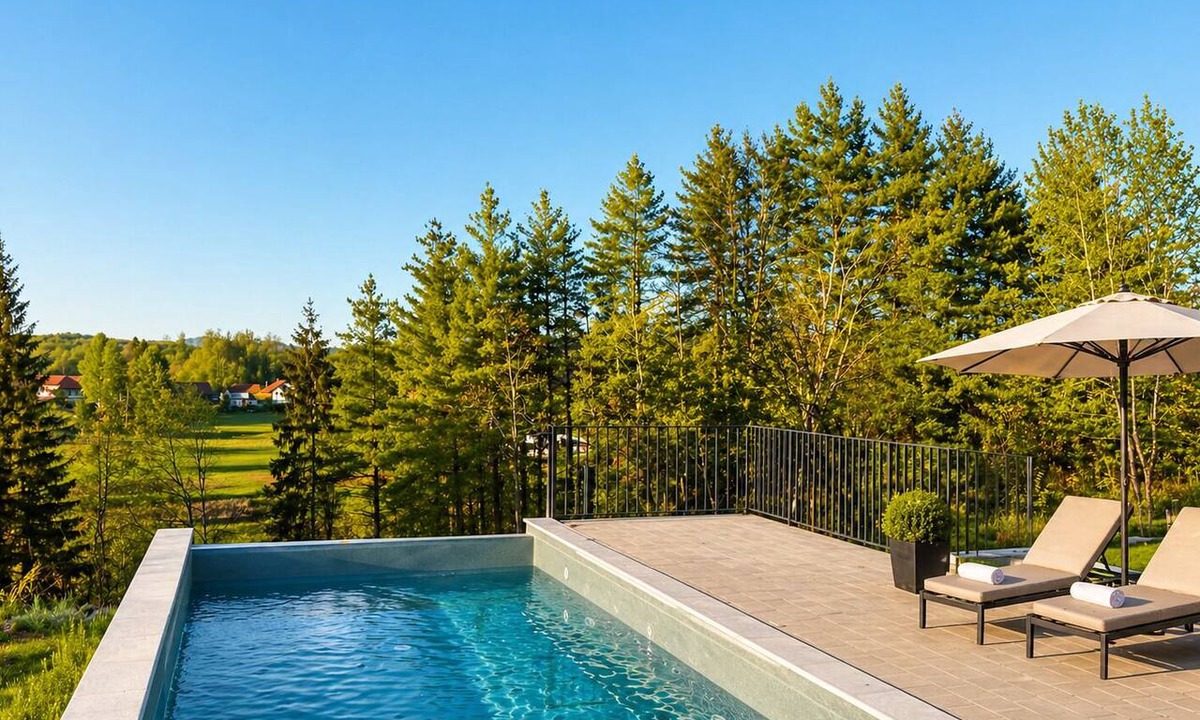 Bosiljevo House | Spacious house with a heated pool, sauna, and children's playground, not far from Karlovac.
