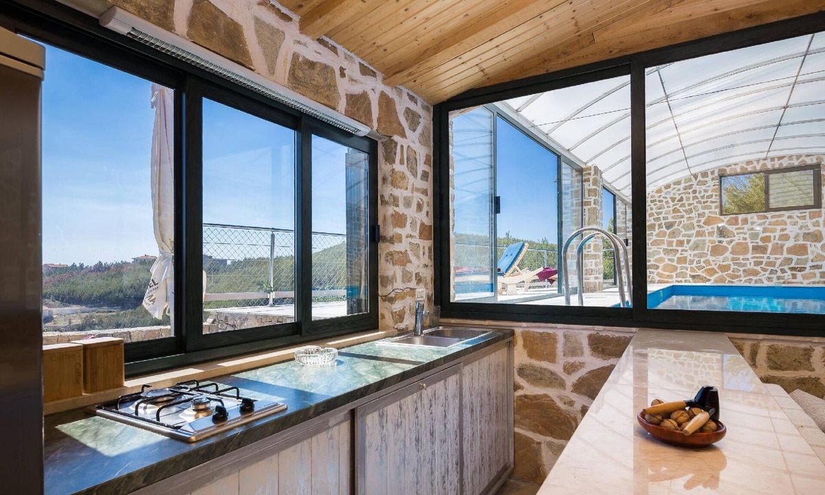 Kucine House | Stone villa Divino with pool and amazing view