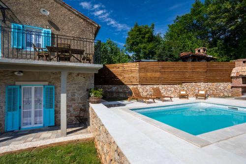 Klimno Villa | Stone Villa Katarina with pool