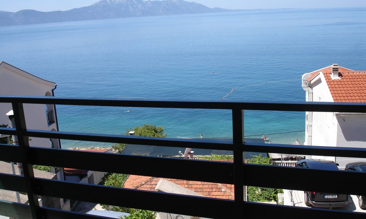 Gradac Apartment | Studio flat with balcony and sea view Gradac, Makarska (AS-15585-a)