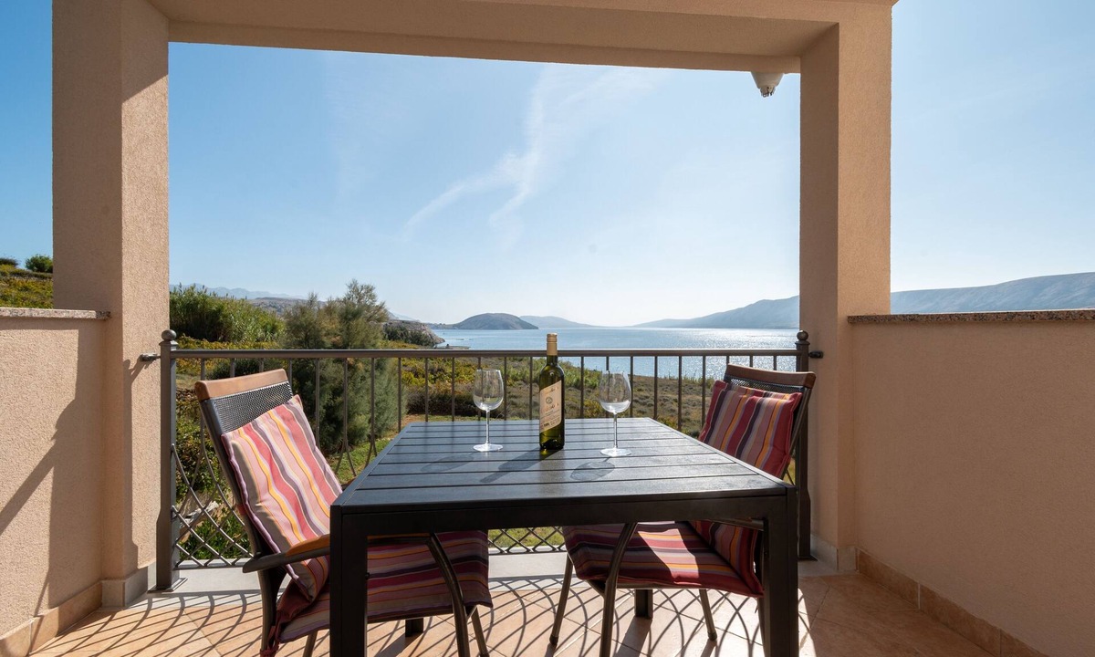 Kustici Apartment | Studio flat with terrace and sea view Zubovići (Pag) (AS-4141-a)