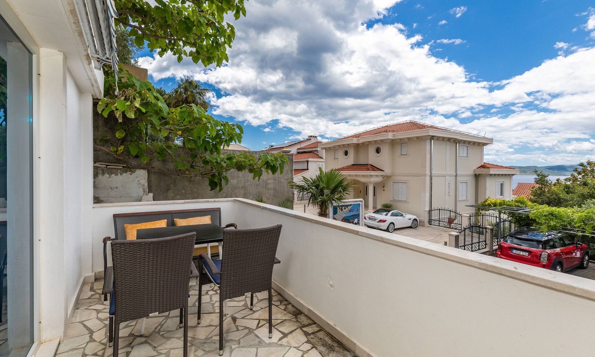 Brela Apartment | Studio flat with terrace and sea view Brela, Makarska (AS-22910-a)