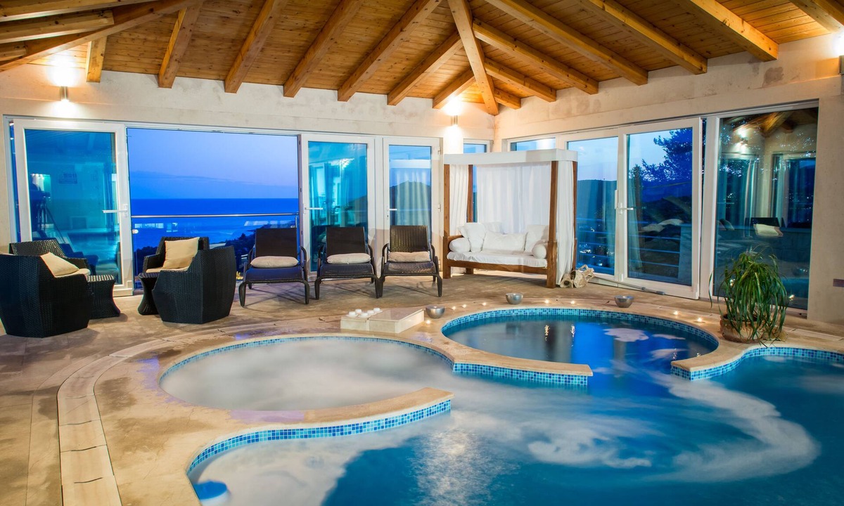 Mlini Villa | Stunning Villa Residence Lantoni with big indoor heated pool in Mlini, Dubrovnik