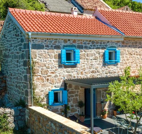 Seline House | Ventus Blue - Stone House near National Park&Sea
