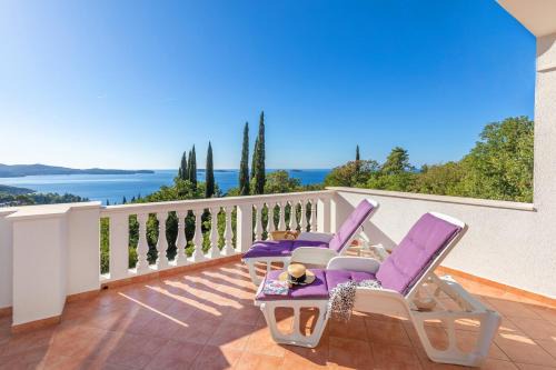 Mlini Apartment | Vila Dalmare Sea View Apartment with Huge Balcony