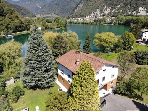 Most na Soci Villa | Vila Labod, unique villa at the lake