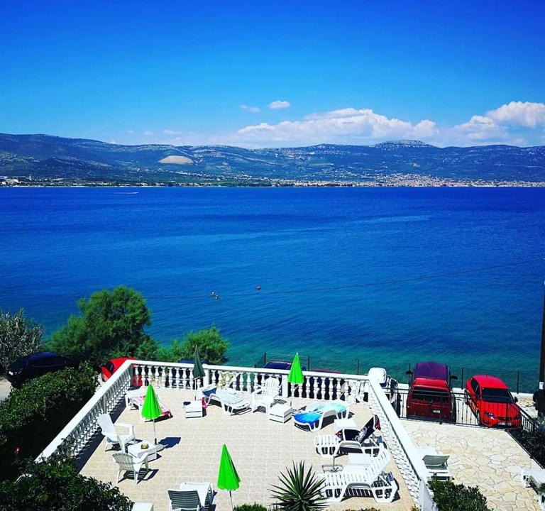 Arbanija Apartment | Villa Fjaba - by the sea - with the big terraces & great sea view