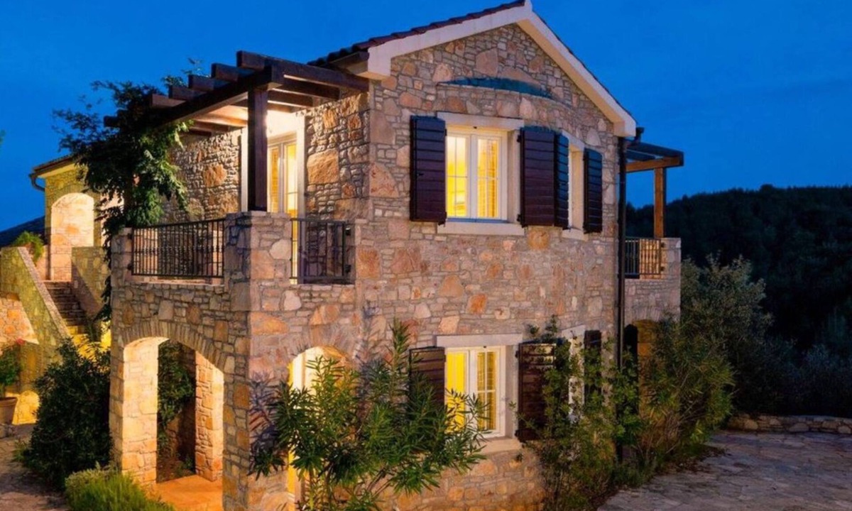 Vrbanj Condo | Villa ROSA - Beautiful Mediterranean apartment Oliva with sea view and pool