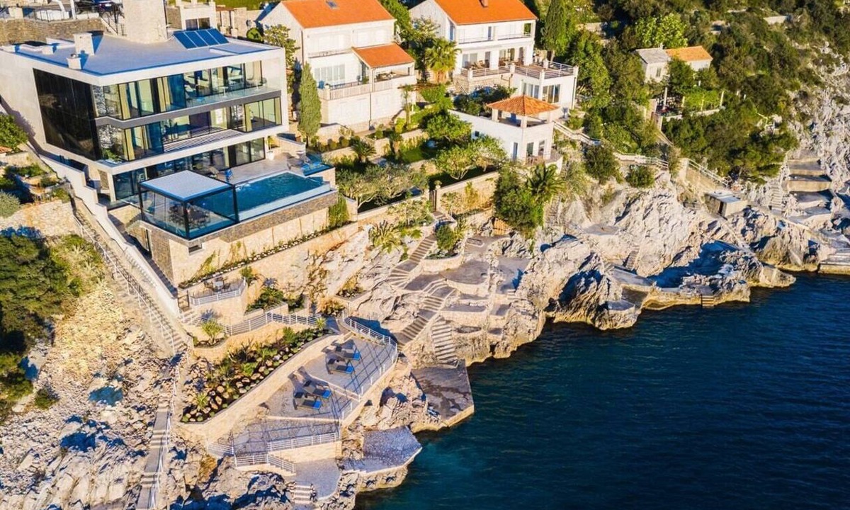 Stikovica Villa | Villa Snjezana, Seafront with pool