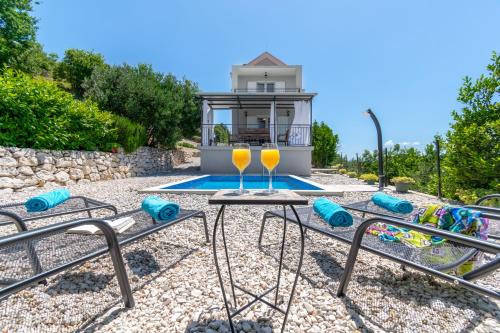 Podgora Villa | Villa with Sea View - Private Heated Pool