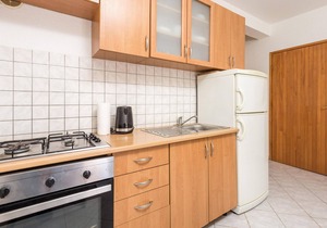 Look forward to a wonderful sea view during your vacation in this vacation apartment.