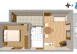 One bedroom apartment with balcony and sea view Mastrinka, Čiovo (A-2042-b) in Trogir