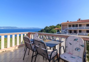 One bedroom apartment with terrace and sea view Duga Luka (Prtlog), Labin (A-2335-c) in Labin