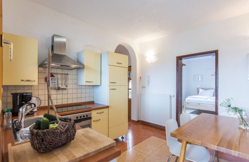 Biograd na Moru Apartment | 300m to the beach, balcony with sea view, garden with summer kitchen