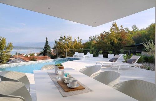 Klimno Villa | 5*Modern Seaview villa with private pool
