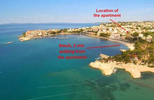 Stobrec Apartment | A 1 - apt near beach with patio parking and grill
