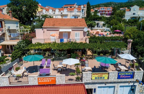 Zupa dubrovacka Apartment | Apartments Bibijana- Superior Studio Apartment with Patio and Sea View (APARTMAN 4)