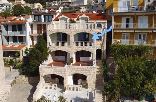 Brela Apartment | Apartments & Room Vesna - Studio Apartment with Terrace and Sea View