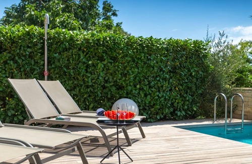 Mugeba Villa | Award-winning designer villa with sea view and wellness for 10 persons in Poreč
