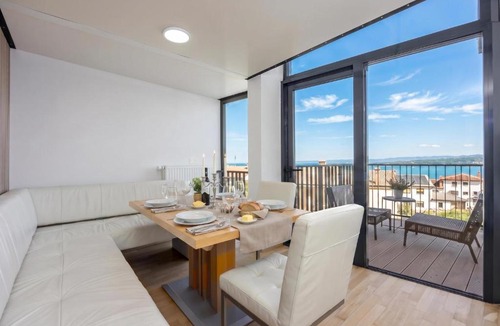 Koper Apartment | Azure Adriatic Residence with Sea-View Balcony - Happy Rentals