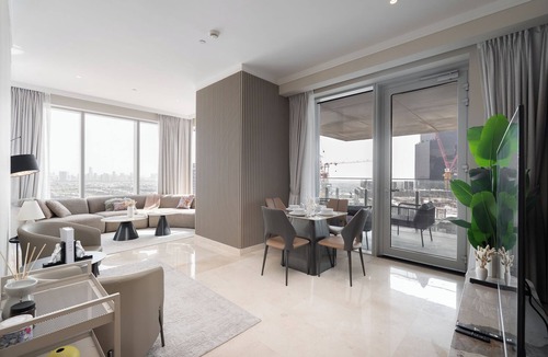 Jumeirah Lake Towers Apartment | Balcony with City View 2 Bedroom - JLT Dubai Close to Metro & Marina by Heaven Crest Vacation Homes