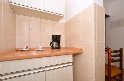 Arbanija Apartment | C - apt w. balcony, shared terrace & the sea view