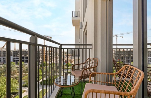 Dubai Apartment | Caabi l Town Square Suite l 2BR Near Al Qudra Lake