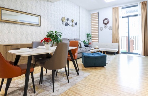 Dubai Production City Apartment | Elite LUX Holiday Homes - Ultra Stylish 2BR | Thriving Community in Production City, Dubai