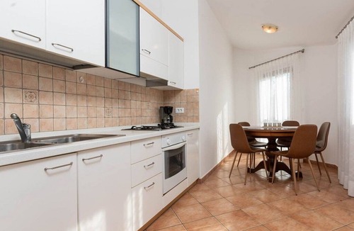 Cervar Apartment | Fantastic flat just 250 metres from the beach with sea views, pool, barbecue area, private parking space