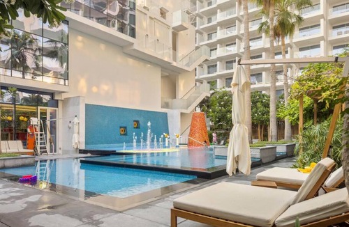 Palm Jumeirah Apartment | Five Palm Luxury - 2BR with Pool View, Gym & Prime Beach Stay