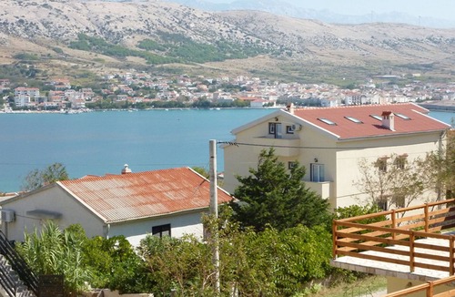 Pag Apartment | From 25 per day. Only 200 meters from the beach with beautiful sea views