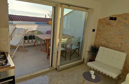 Omisalj House | Fully Renewed old Town House With top Floor Terrace and Amazing sea View