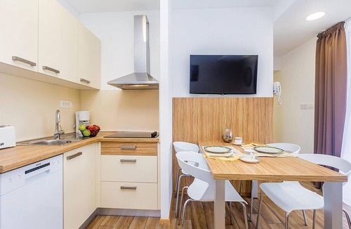 Punat Apartment | Gorgeous apartment in Punat with swimming pool