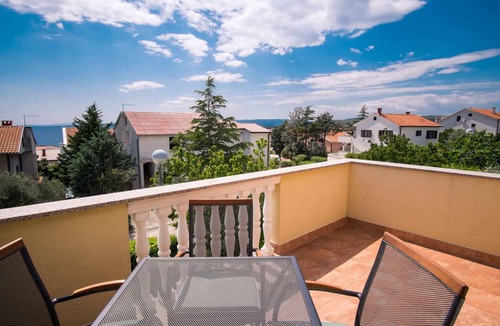 Krk Apartment | Holiday apartment mit Balkon