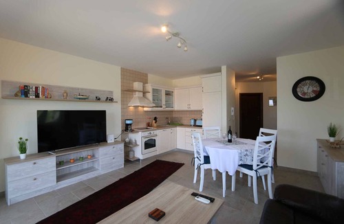 Soline Apartment | Holiday apartment mit Klimaanlage und seitlicher Meerblick