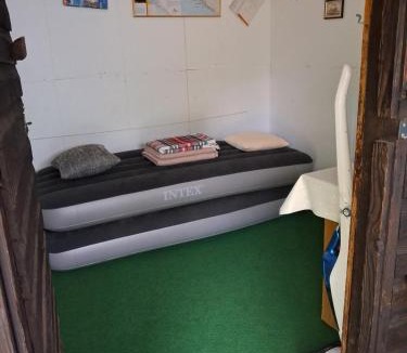 Ljubljana Other | LAND FOR YOUR TENT NEXT TO A RIVER WITH A GARDEN SHACK ROOM you get two bicycles and two water floats USE THE PINPOINT LOCATION NOT THE ADDRESS TO GET HERE bathroom is a bit different so check YouTube video RiverRunDusko OPEN SHOWERS IN A NEARBY CAMP