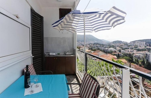 Babin Kuk Apartment | Lapad View Apartments - Double Room with Balcony and Sea View