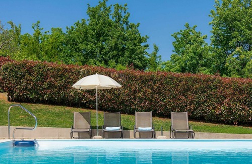 Baredine House | Lovely apartment in villa for 6 guests with WIFI, pool, A/C, TV, terrace and panoramic view